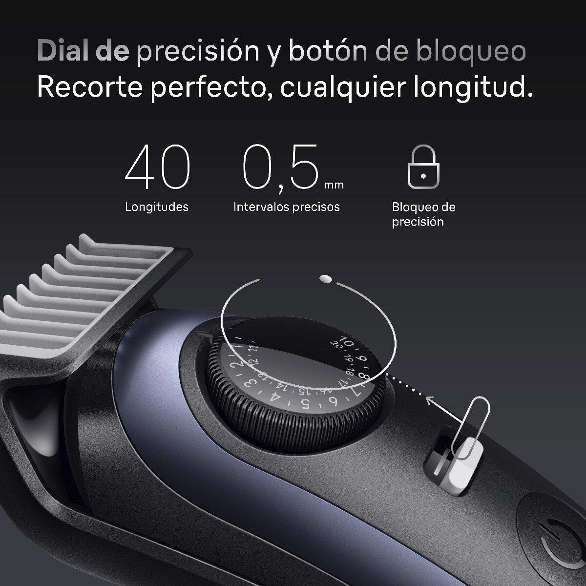 Recortadora Braun Series 7 BT7540 + 10 accesorios Azul-5