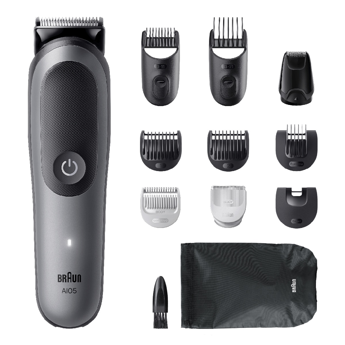 Braun – Recortadora Braun Todo En Uno Series 5, Kit 11en1, AIO5560.