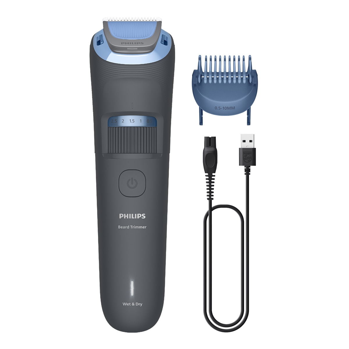 Imagen 0 de Barbero Philips Series 3000, recortadora de barba, 20 posiciones de longitud, 60 min autonomía