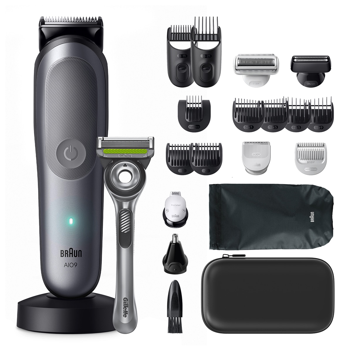 Imagen 0 de Afeitadora Braun Todo En Uno Series 9 AIO9540 Gris