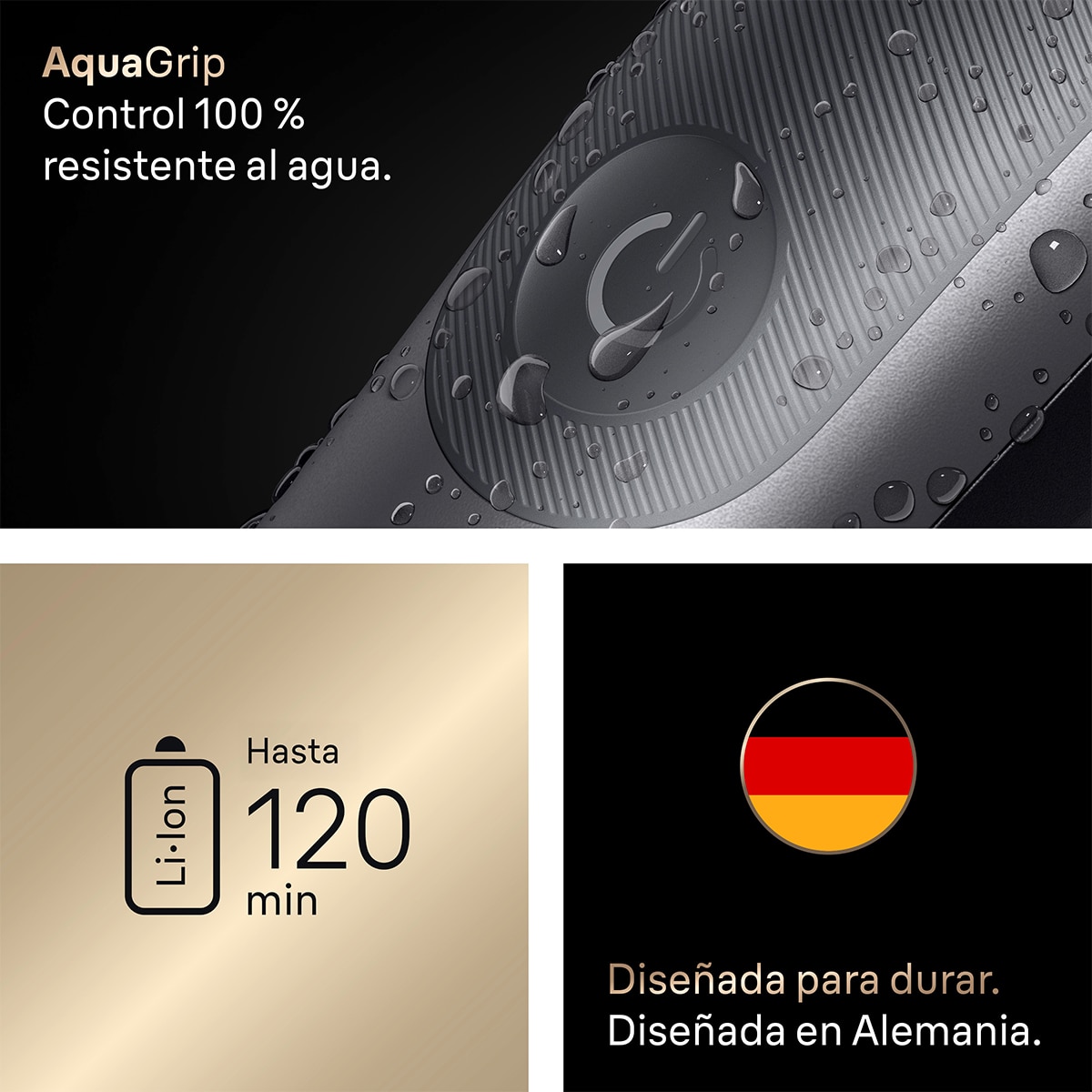 Afeitadora Braun Todo En Uno Series 9 AIO9540 - Gris Gris-7