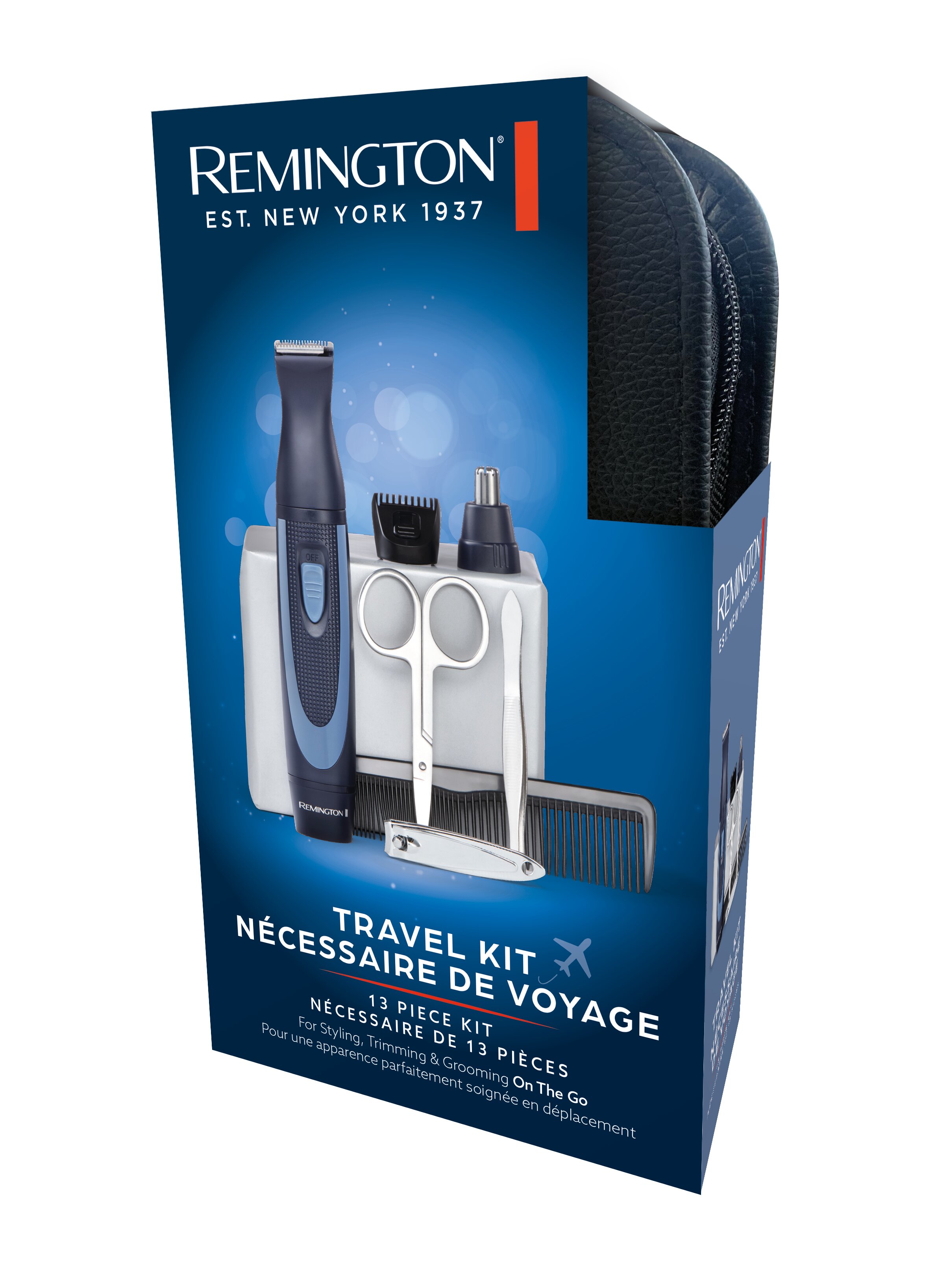 Kit de viaje Remington 13 piezas - Azul Azul-4