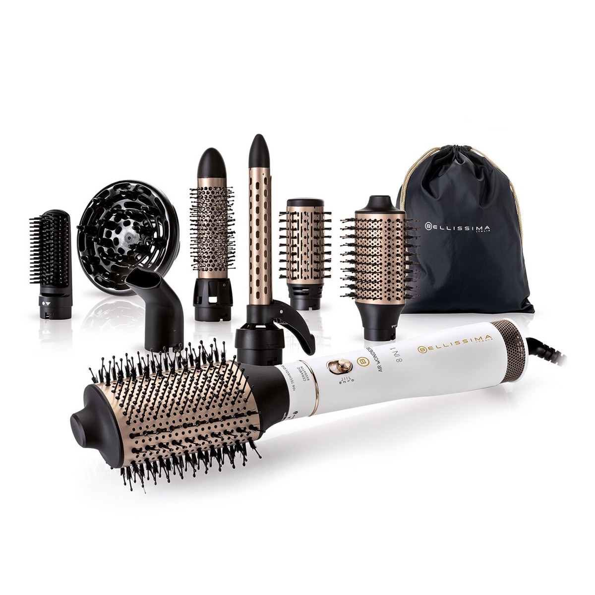 Imagen 0 de Moldeador Bellissima Air Wonder con 8 accesorios