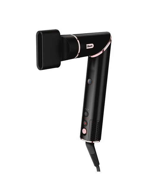 Secador e Modelador de Cabelo Shark HD440EU FlexStyle 5 em 1 de 1400 W - Preto e Rosa Dourado Preto/Dourado rosa-4