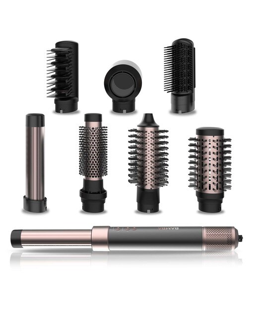 Imagen 0 de Cepillo moldeador Cecotec Bamba AirGlam Black 8 en 1