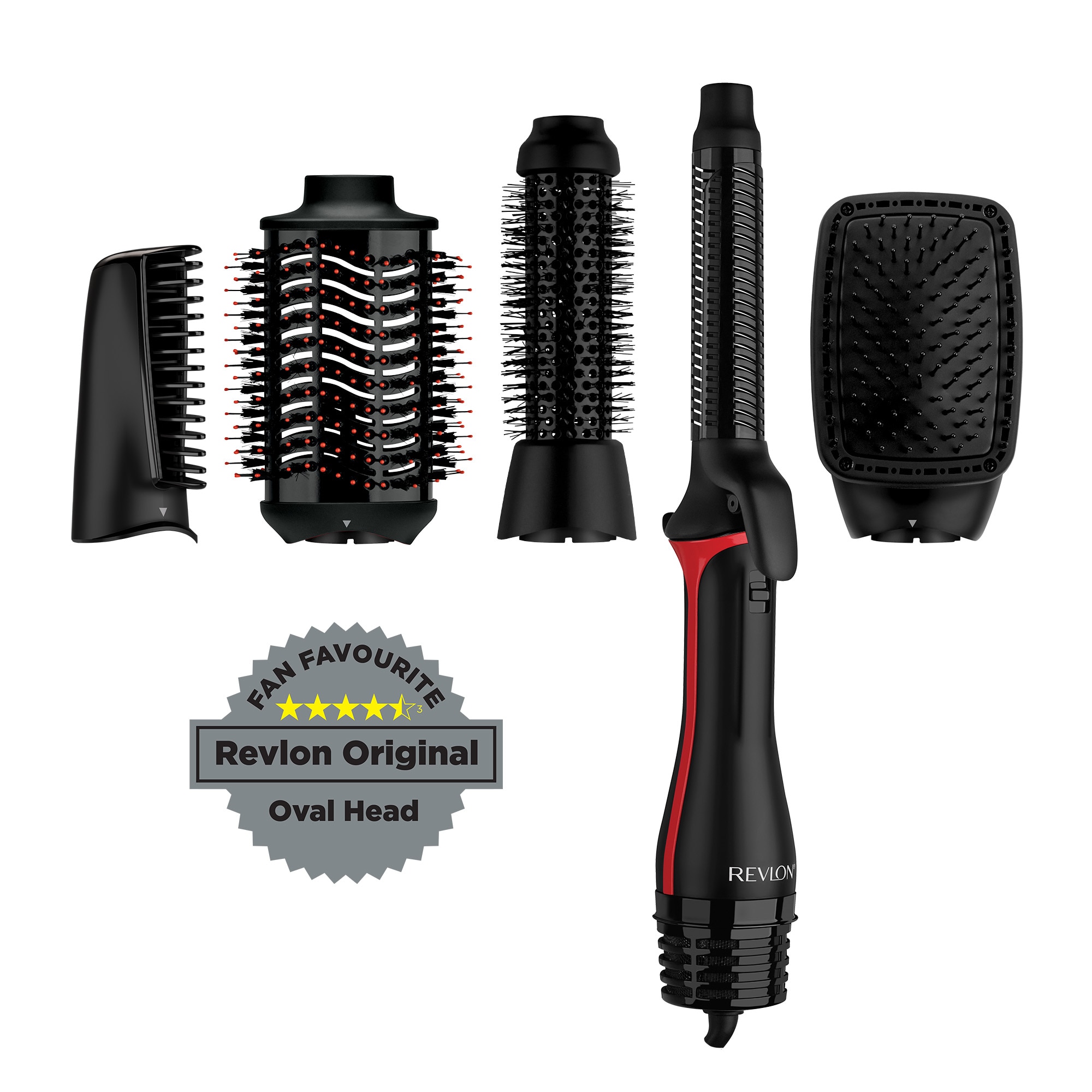 Imagen 3 de Cepillo Secador Moldeador Revlon RVDR 5371 One Step Multi "5 en 1" - Negro Negro