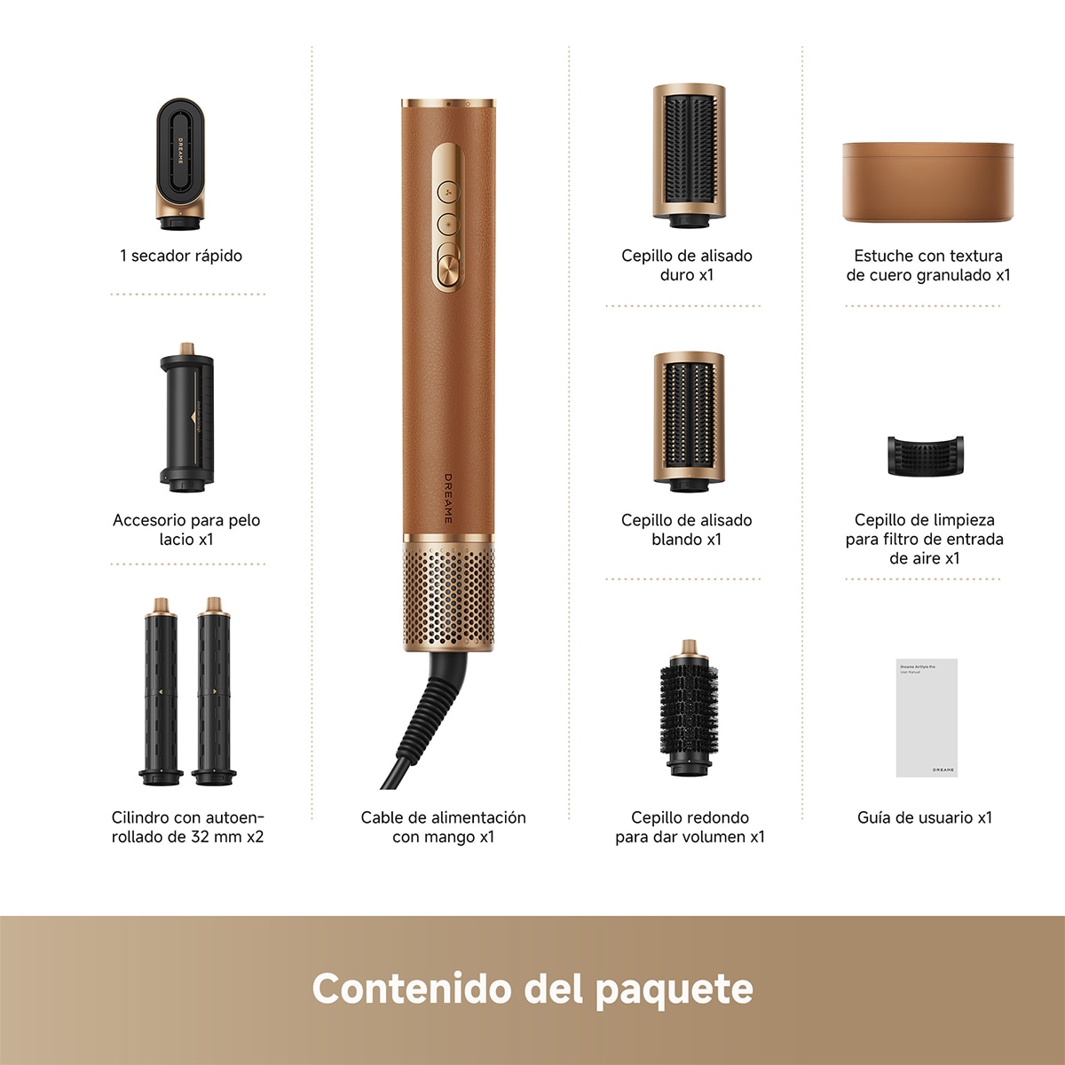 Modelador Dreame Air Style Pro 7 em 1 com Fluxo de Ar de Alta Velocidade 7