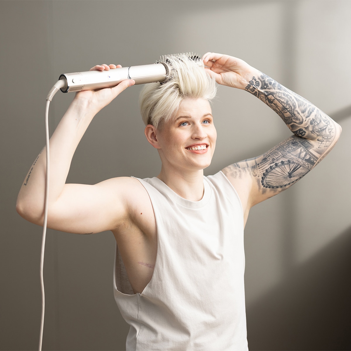 Modelador e Secador de Cabelo Shark FlexStyle HD446SLEU, 5 em 1 - Champanhe 16