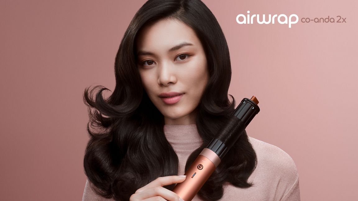 Modelador Multifunções e Secador Dyson Airwrap Coanda x2 Amber Silk Seda Âmbar-7