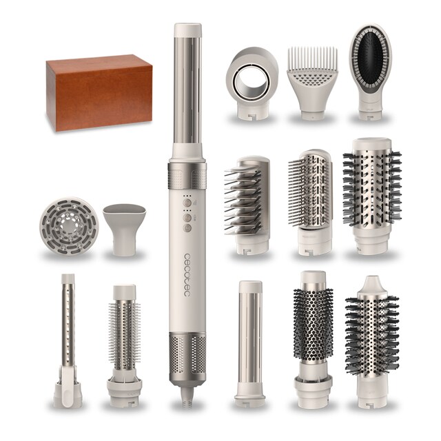 Imagen 0 de Moldeador Cecotec CeramicCare 14 en1 AirGlamc con 3 velocidades y 3 temperaturas