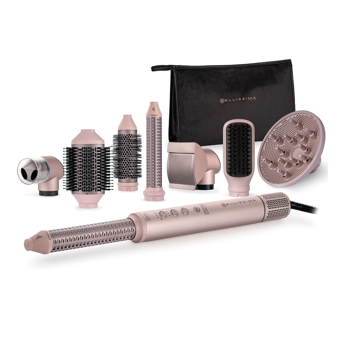 Moldeador de pelo Bellisima Prodigy Sublime con Motor Digital - Rose Nude / Aubergine Rose Nude / Aubergine-1
