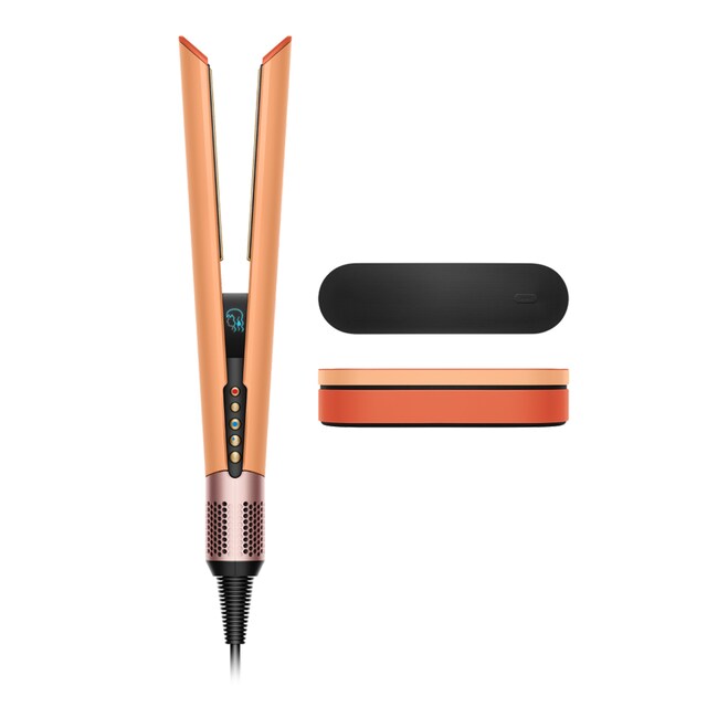 Plancha secador de pelo Dyson Airstrait™(Ceramic Apricot/Topaz). Sin placas calientes
