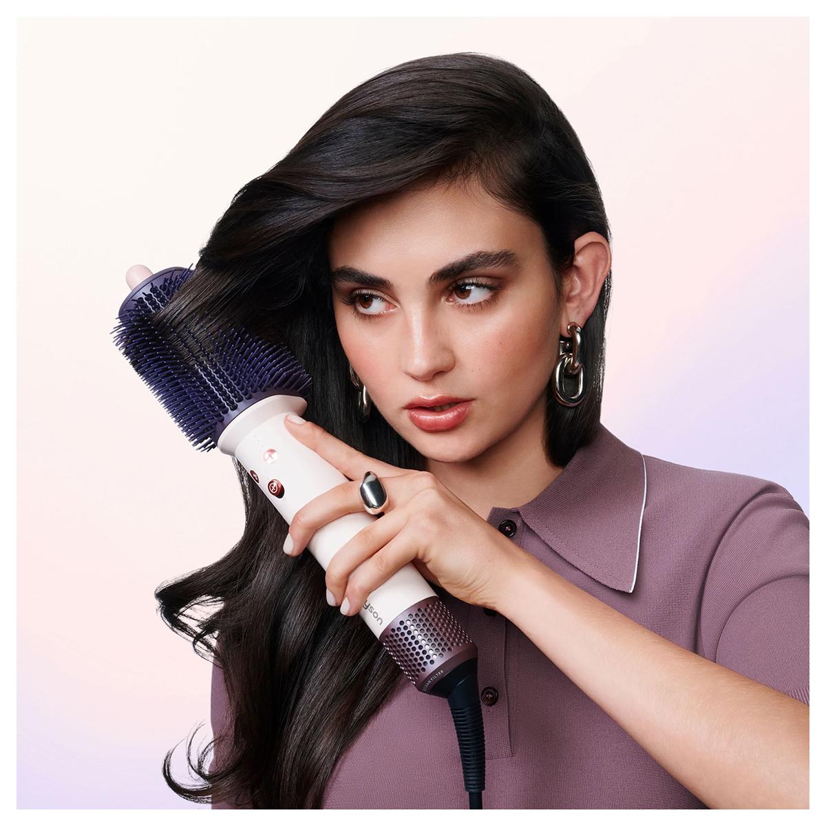 Moldeador Dyson Airsmooth Styling Brush con cerdas PivotFlex anti-enredos - Rosa Rosa-2
