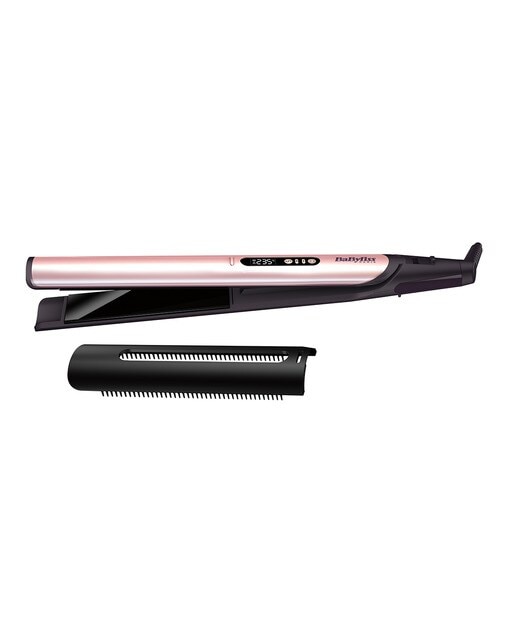 Plancha de pelo BaByliss Sensitive Pearl ST460E con revestimiento Deep Black Ceramic - Perla Perla-1