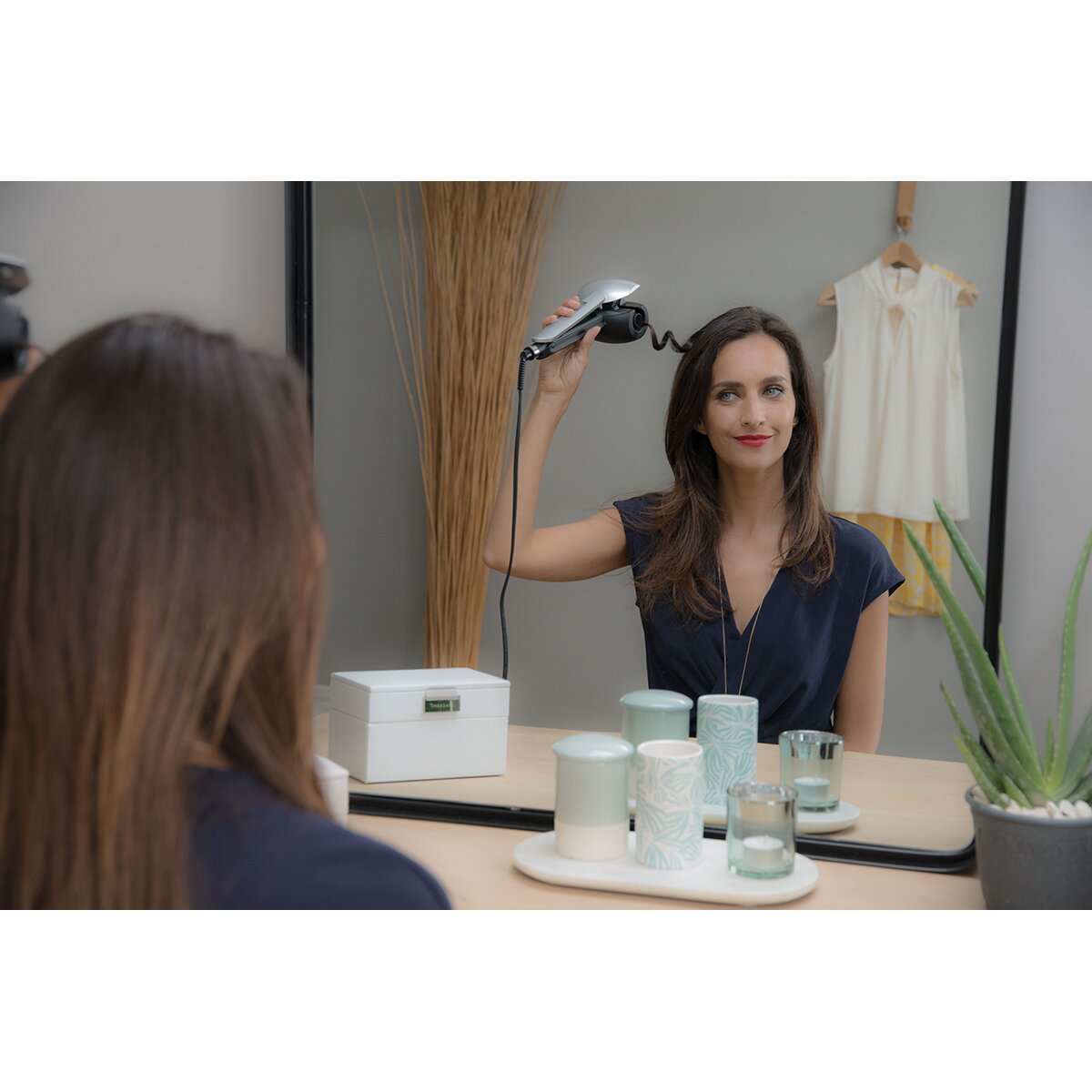 Modelador de Cabelo BaByliss Curl Secret Optimum C1600E de Ondulação Automático - Preto e Prateado 2