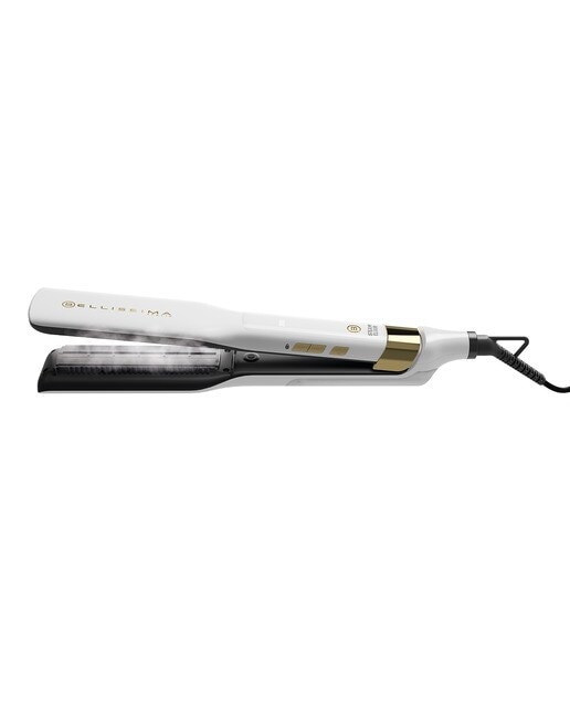 Imagem 0 de Alisador de Cabelo Bellissima Steam Elixir com Tecnologia Stean Active Care de 235 W - Cerâmico 170-230 ºC - Branco e Dourado