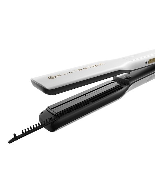 Plancha de pelo Bellissima Steam Elixir con Tecnología Stean Active Care Blanco / Dorado-3