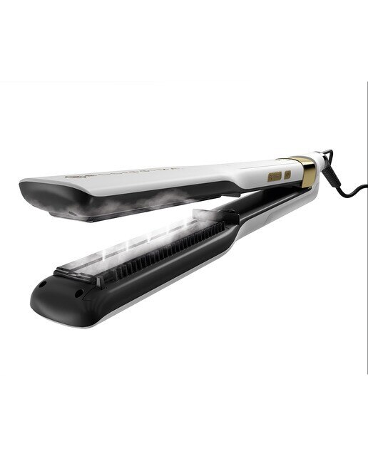 Plancha de pelo Bellissima Steam Elixir con Tecnología Stean Active Care Blanco / Dorado-4