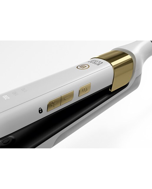 Plancha de pelo Bellissima Steam Elixir con Tecnología Stean Active Care Blanco / Dorado-5