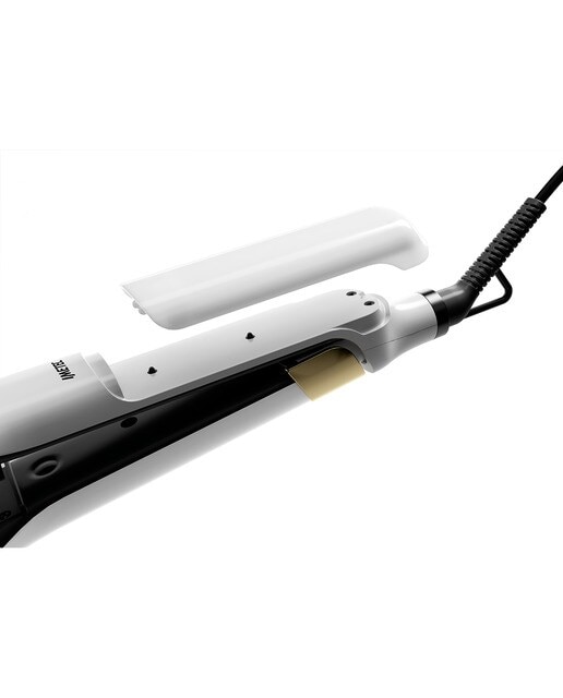 Plancha de pelo Bellissima Steam Elixir con Tecnología Stean Active Care Blanco / Dorado-10