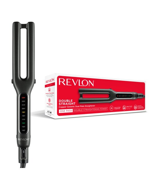Plancha de pelo Revlon RVST2204 doble placa Negro-8