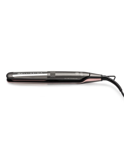 Plancha de pelo Bellissima Creativity multistyle con cerámica diamond y queratina Gris / Rosa-2