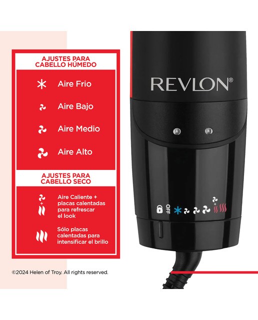 Plancha secador de pelo Revlon One Step RVDR5330 Negro / Rojo-5