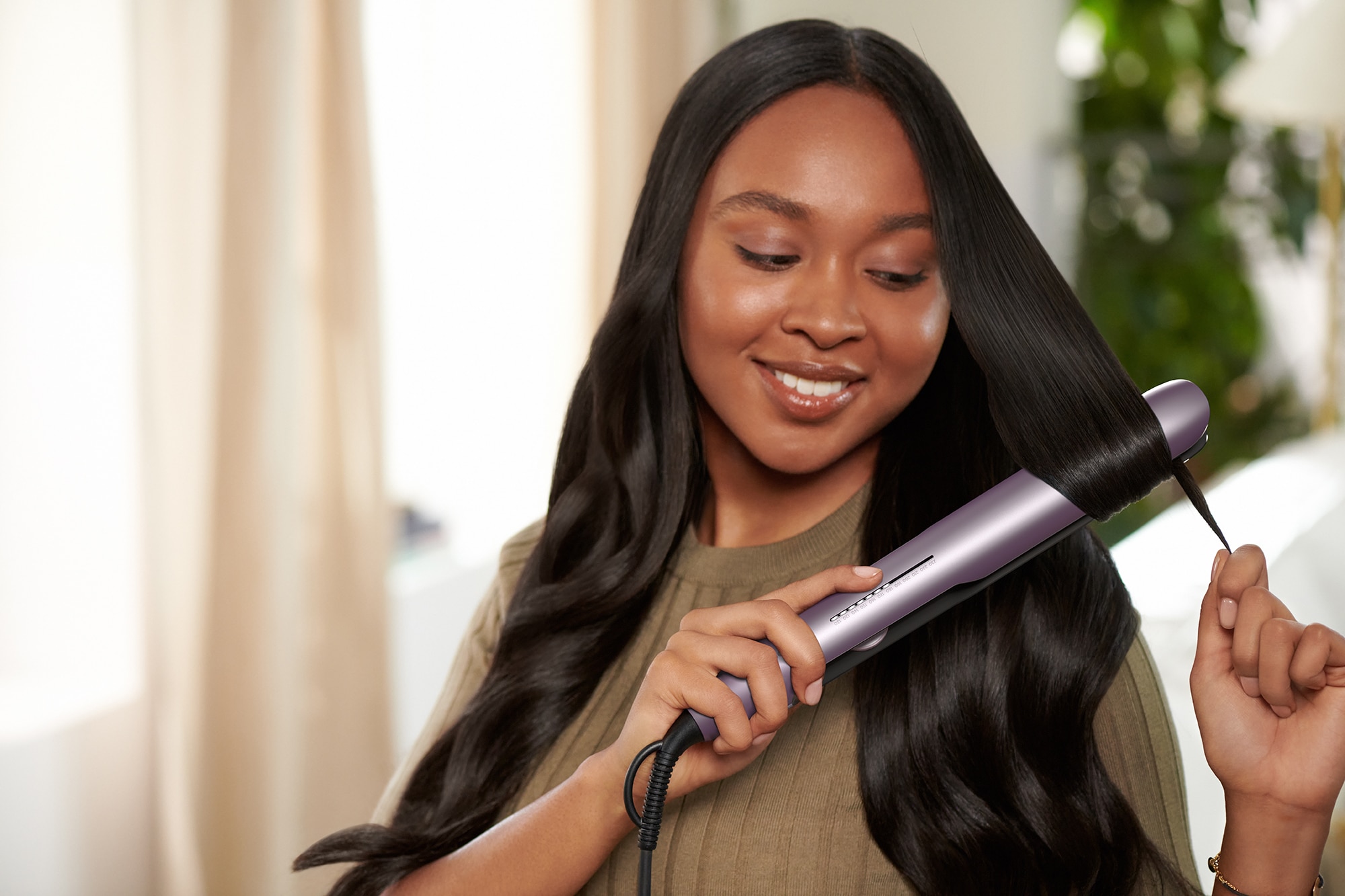 Alisador de Cabelo Philips Serie 5000, com Tecnologia ThermoShield 2