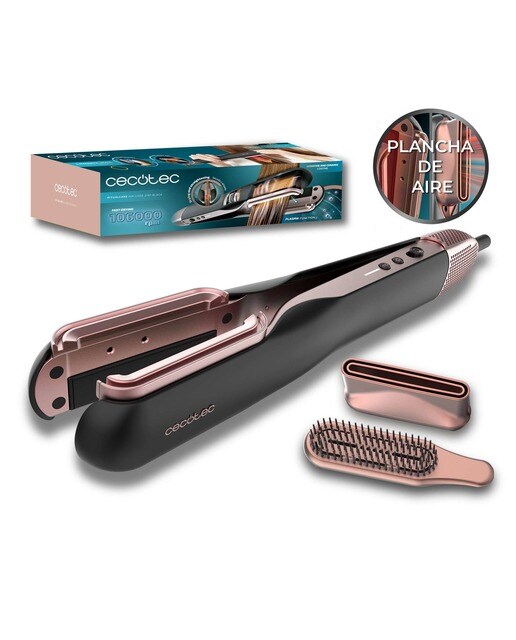 Plancha secador de pelo Cecotec RitualCare Air Lisse 2 en 1 - Negro Negro-4