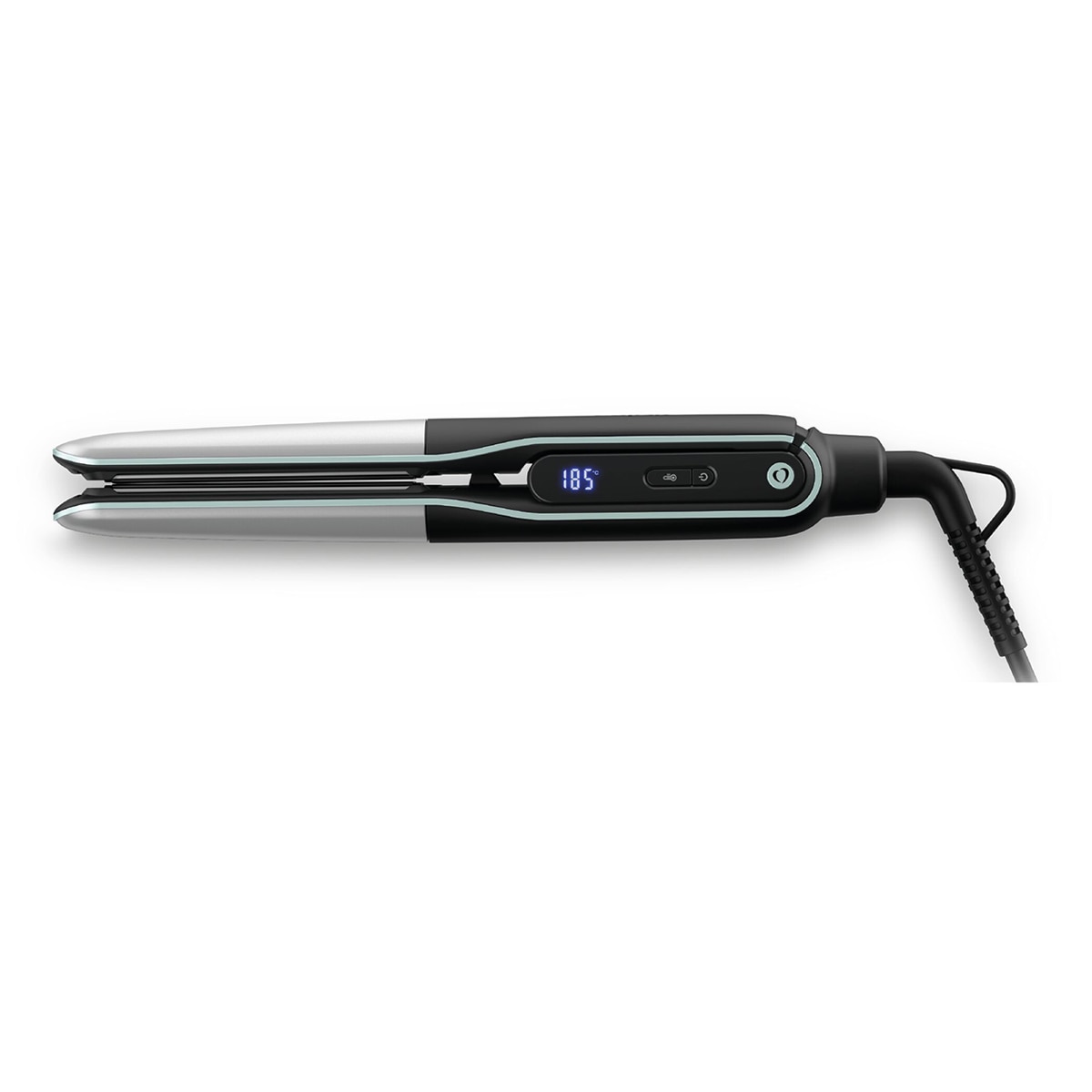 Plancha de pelo y rizador Rowenta Thermostyle 2 en 1, con revestimiento de Titanio Negro-6
