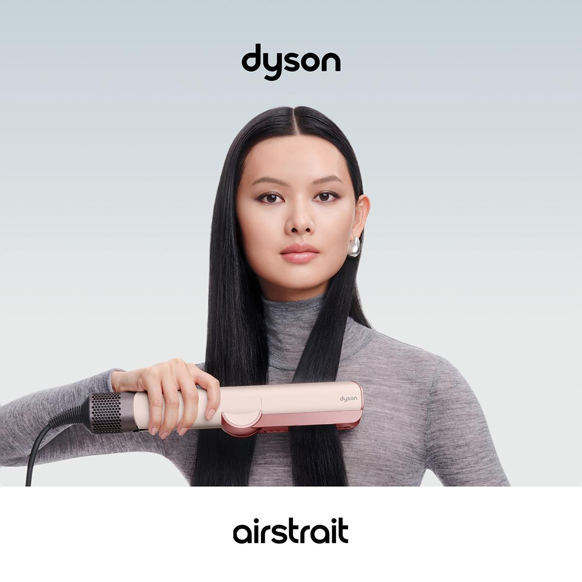 Plancha secador de Pelo Dyson Airstrait sin placas calientes - Rosa Rosa-3