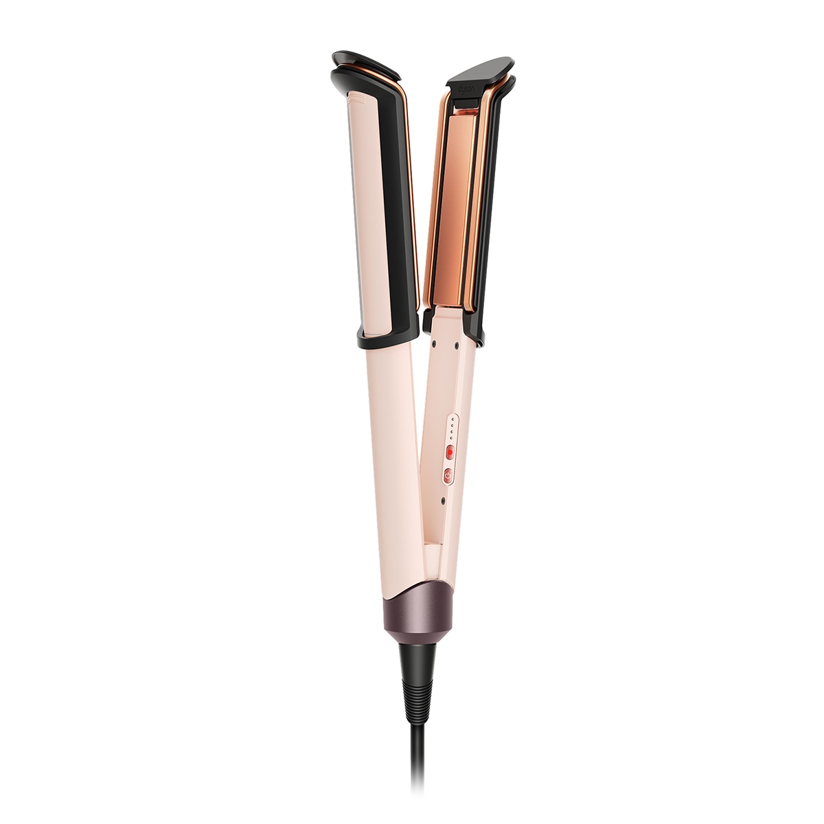 Plancha de pelo Dyson Corrale CoolShine con placas flexibles - Rosa Rosa-1