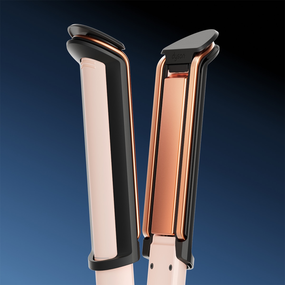 Plancha de pelo Dyson Corrale CoolShine con placas flexibles - Rosa Rosa-8