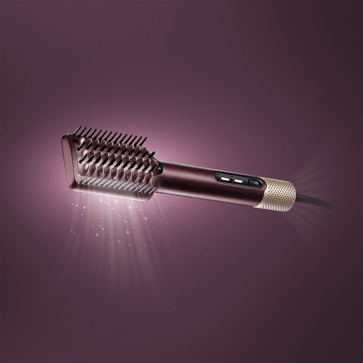 Cepillo alisador BaByliss Air Power Smooth con modo Ultra-Care Dorado-2