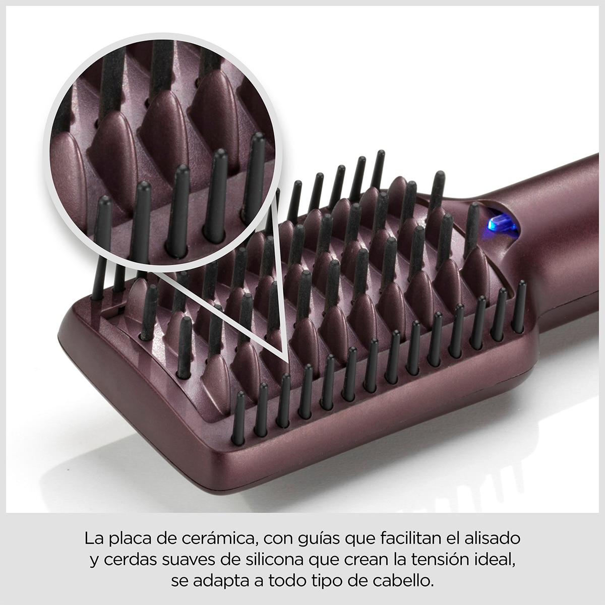 Cepillo alisador BaByliss Air Power Smooth con modo Ultra-Care Dorado-6