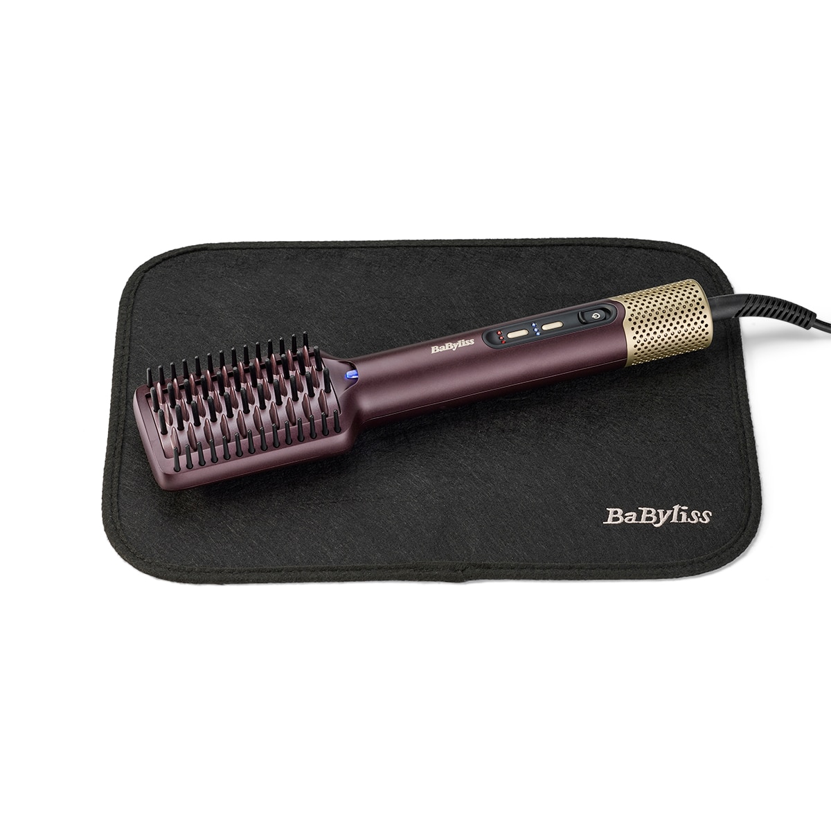 Cepillo alisador BaByliss Air Power Smooth con modo Ultra-Care Dorado-9