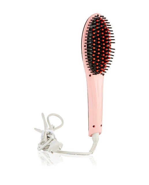 Cepillo alisador Italian Design Idelissbrush cerámico e infrarrojo Rosa-1