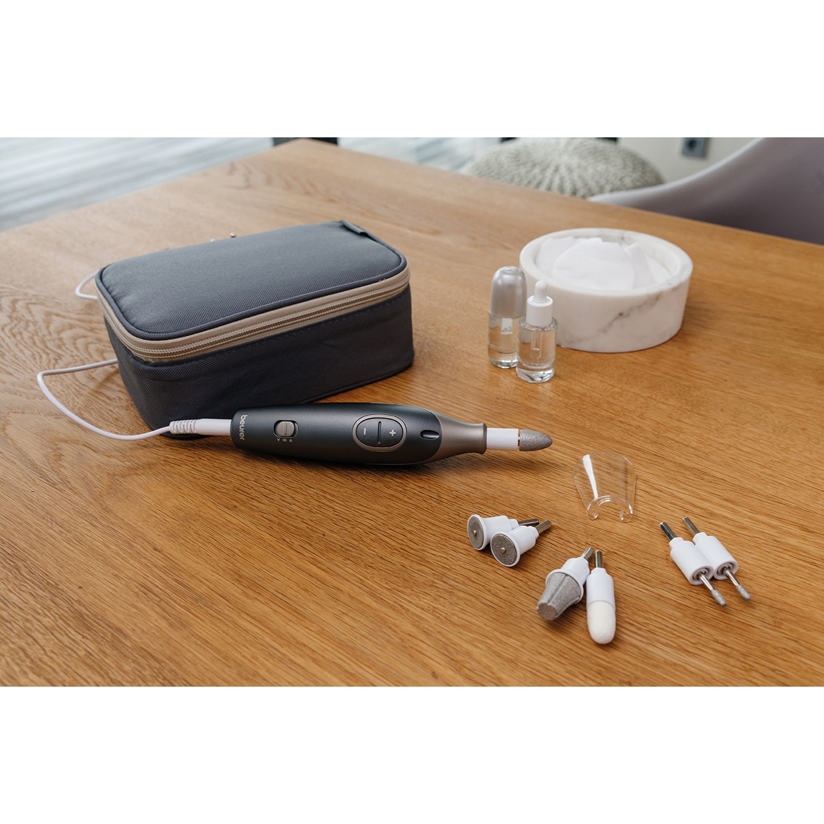 Set manicura / pedicura profesional BEURER MP1R SMOOTH+ Grafito-8