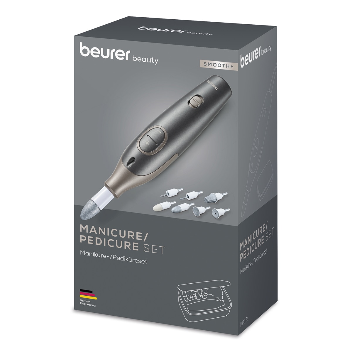 Set manicura / pedicura profesional BEURER MP1R SMOOTH+ Grafito-9