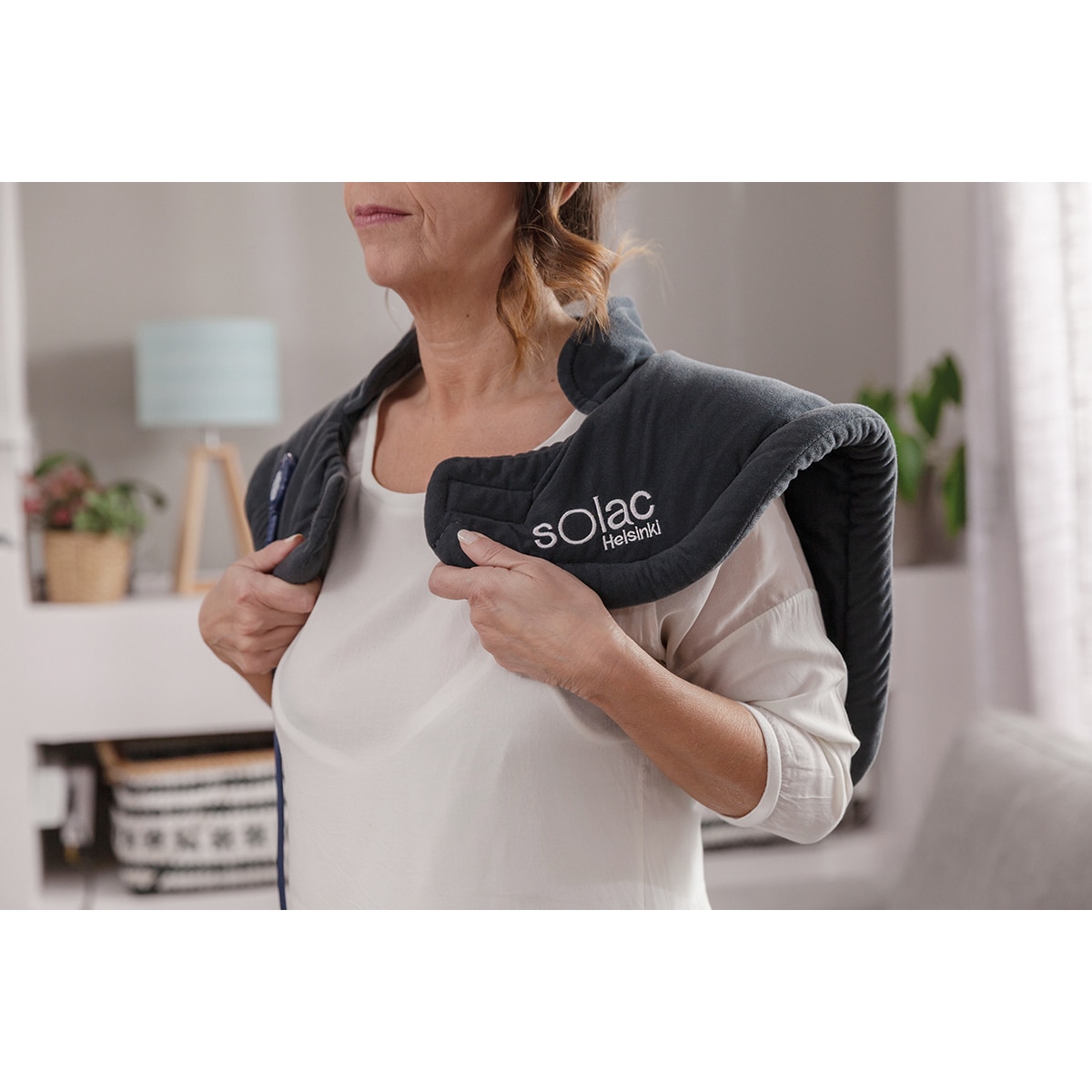 Almohadilla eléctrica Solac CT8690 ergonómica cervical y hombros 4