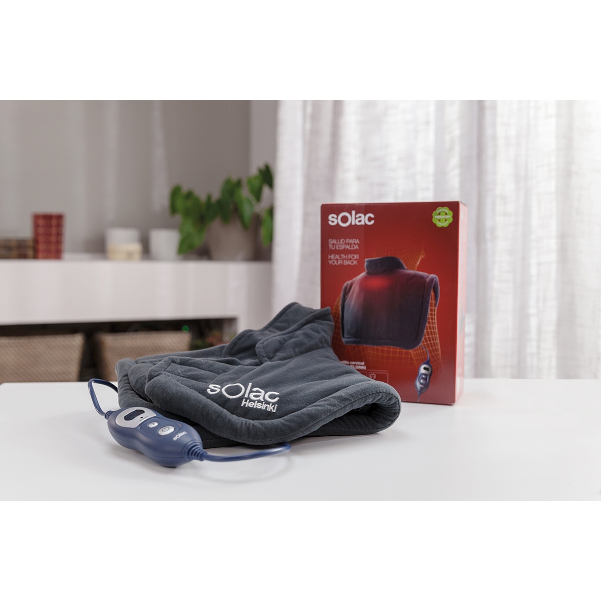 Almohadilla eléctrica Solac CT8690 ergonómica cervical y hombros 6