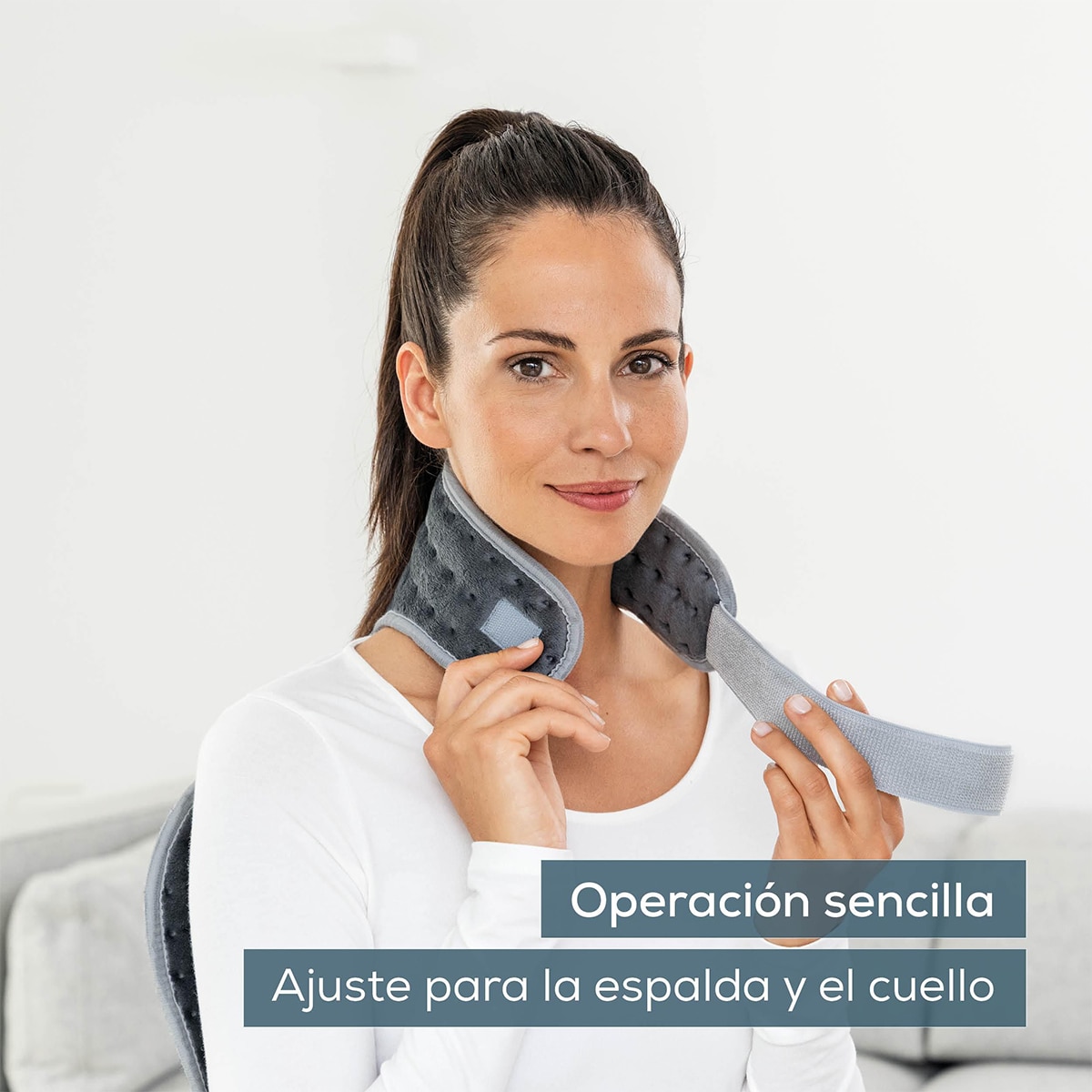 Almohadilla eléctrica Beurer Led cervical /dorsal HK-64 Cosy - Gris marengo Gris marengo-7