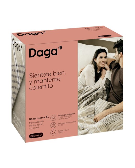 Manta eléctrica Daga Relax Suave XL - Natural Natural-6