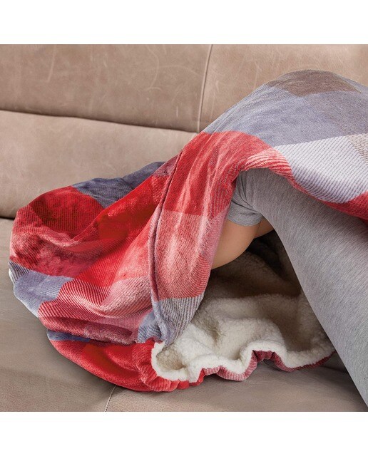 Manta Elétrica Imetec 16777 Adapto com Bolso de 150x110 cm - Vermelho Xadrez 5
