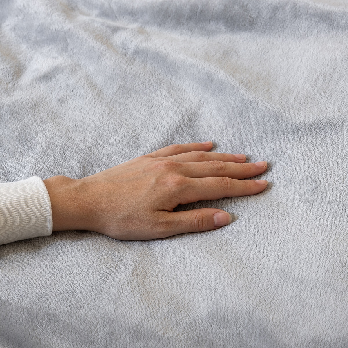 Manta eléctrica Daga relax suave elegante con 6 niveles de temperatura Blanco-5
