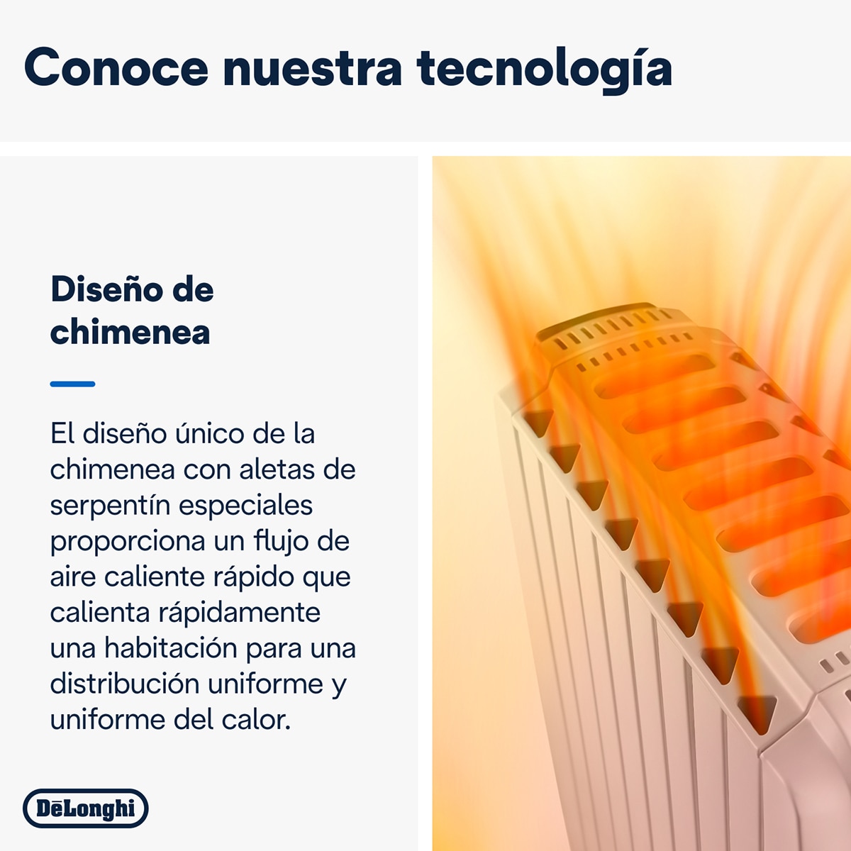 Radiador de aceite De'Longhi TRD4 0615 con 6 elementos 4