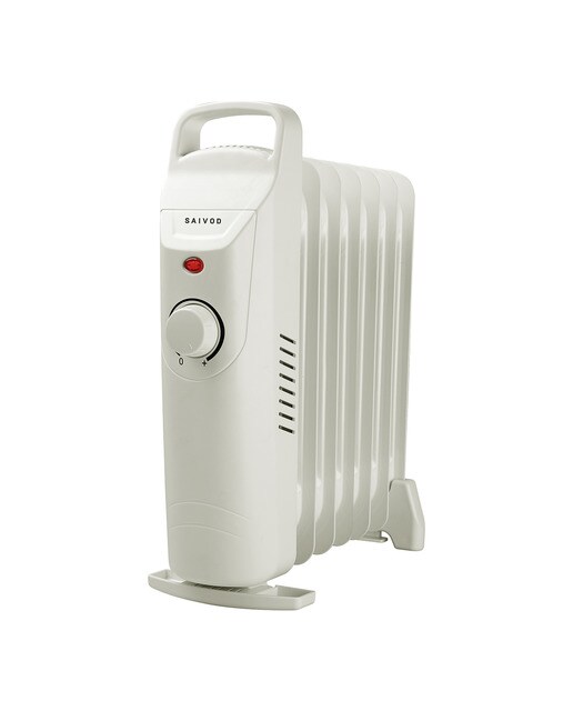 Imagen 0 de Radiador de aceite Saivod HD952-K7Q con 7 elementos Blanco