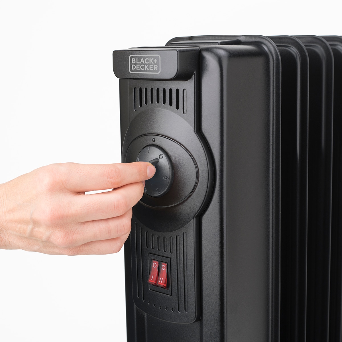 Radiador de aceite Black & Decker BXRA2000E de 11 elementos Negro-5