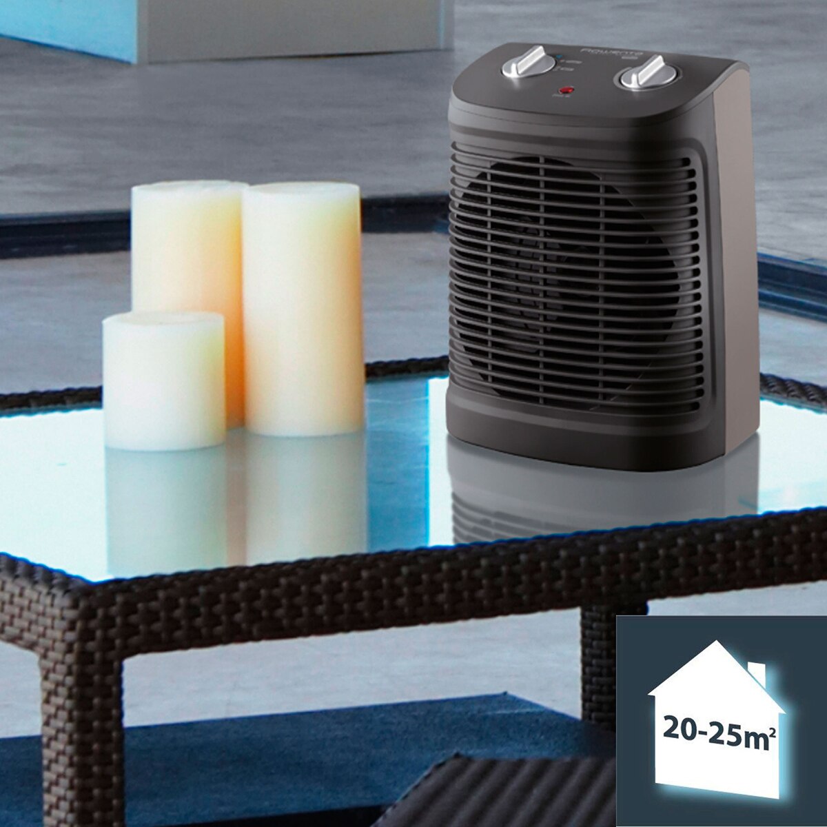 Termoventilador Rowenta SO-2330 con función Silence - Negro Negro-8