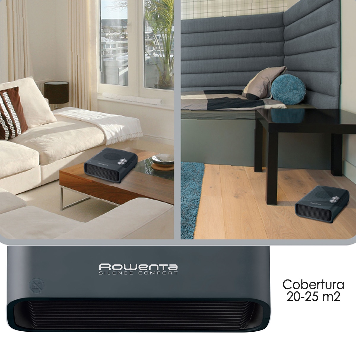 Termoventilador Rowenta SO-5015 con 3 posiciones Negro-6